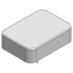 MS323-30S, 32.3 x 23.8 x 9mm One-piece Drawn-Seamless RF Shield/EMI Shield (CRS)