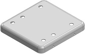 MS213-10CP, 21.7 x 20.3 x 2.5mm Two-piece Drawn-Seamless RF Shield/EMI Shield COVER Perforated (CRS)