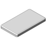 MS378-10S, 37.8 x 21.6 x 3mm One-piece Drawn-Seamless RF Shield/EMI Shield (CRS)