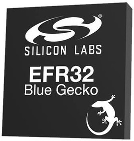 EFR32BG1P332F256GJ43-C0, Blue Gecko SoC, 2.4 GHz, 256 kB flash, 32 kB RAM, +19.5 dBm, WLCP43, BLE, proprietary