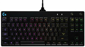 Фото 1/10 Клавиатура Logitech Gaming keyboard G PRO, Mechanical, RGB, 1.8m, black, [920-009393]