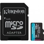 Micro SecureDigital 128Gb Kingston Canvas Go Plus UHS-I U3 A2 + ADP (170/90 ...