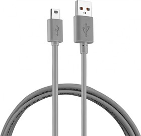 Фото 1/7 Кабель Buro BHP RET USB_MINI18 USB (m)-mini USB (m) 1.8м серый