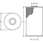 SH4051P, Фильтр масляный