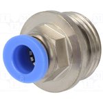 122.012-8, Быстроразъемное соед-е, прямой, -0,95-15бар, Резьба: G 1/2"