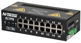 517FX-SC, Industrial Ethernet Switch, RJ45 Ports 16, Fibre Ports 1SC, 100Mbps, Unmanaged