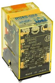 RU4S-A220, General Purpose Relays Relay Plug-In 4PDT 6A 240VAC