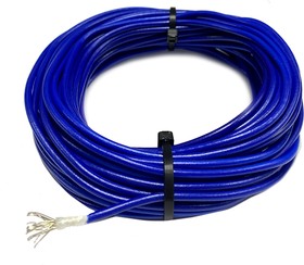 Провод МГШВ 0,35 мм кв. синий 10 м (1000В)