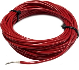 Провод МГШВ 0,12 мм кв. 10м красный ( 380В)