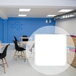 06-26 Светодиодная панель встраиваемая квадр. 220В, 8Вт, CRI:80Ra, 640Лм ...