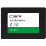 CBR SSD-002TB-2.5-LT22, Внутренний SSD-накопитель, серия "Lite", 2048 GB, 2.5" ...