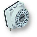 PT65-103-L508, Rotary Switch with Coding, Through Hole, 16 Positions, 24 V DC ...