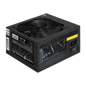 Фото 1/7 EX259603RUS-PC, Блок питания 650W ExeGate XP650 (ATX, PC, 12cm fan, 24pin, (4+4)pin, PCI-E, 3xSATA, 2xIDE, black, кабель 220V в комплекте 1,