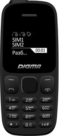 Сотовый телефон DIGMA Linx A106, черный