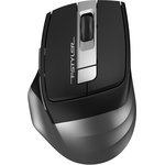 Мышь A4TECH Fstyler FG35, оптическая, беспроводная, USB, серый и черный [fg35 grey]