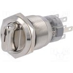 LAS1-AGQ-22X/31/G/12V/S, Переключатель: поворотный, Пол ...