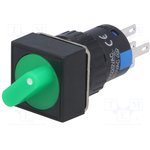 LAS1-AF-11X/21/G/24V, Переключатель: поворотный, Пол: 2, SPDT, 3A/220ВAC, 2A/24ВDC