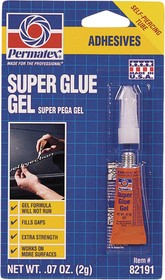 Фото 1/6 82191, Клей-супер универсальный гель 2г Super Glue Gel PERMATEX