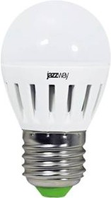 Лампа светодиодная LED 5Вт Е27 220В 3000К PLED- ECO-G45 шар | 1036957A | Jazzway