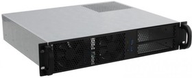 Procase RM238-B-0 Корпус 2U Rack server case, черный, без блока питания(PS/2, mini-redundant), глубина 380мм, MB 9.6"x9.6"