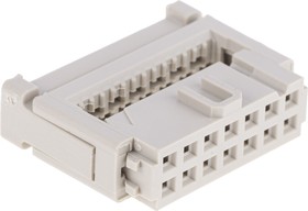 Фото 1/5 09185146813, 14-Way IDC Connector Socket for Cable Mount, 2-Row