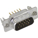 09563617712, Harting 44 Way Through Hole D-sub Connector Plug, 2.29mm Pitch ...