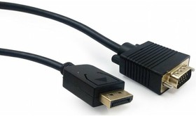 Фото 1/3 Кабель DisplayPort - VGA, 1.8м, Gembird CCP-DPM-VGAM-6