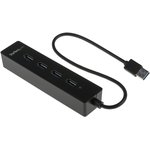 ST4300PBU3, 4 Port USB 3.0 USB A Hub, USB Powered, 137 x 30 x 22mm