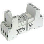 GZT2-BLACK, 8 Pin 300V ac DIN Rail Relay Socket, for use with R2N Relay