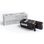 Тонер-картридж XEROX Phaser 6020/6022/WC 6025/6027, 1K желтый 106R02762
