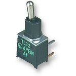 TL39W0050, Toggle Switch, PCB Mount, On-Off-On, SPDT, Through Hole Terminal