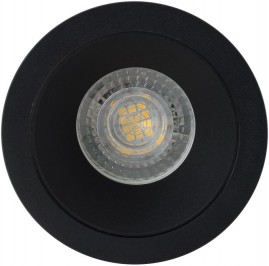 Фото 1/2 Denkirs DK2026-BK Встраиваемый светильник, IP 20, 50 Вт, GU10, черный, алюминий
