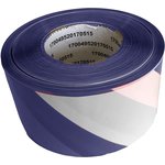 Blue, White High-Density Polyethylene 500m Barrier Tape, 0.025mm Thickness