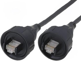 Фото 1/3 PX0838/5M00, Industrial Ethernet Cable, PUR, CAT5e, RJ45 Plug / RJ45 Plug, 5m