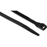 0 319 25, Cable Tie, 180mm x 6 mm, Black PA 12, Pk-100