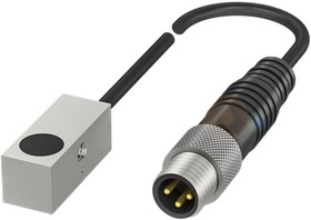 BES041N, BES Series Inductive Block-Style Inductive Proximity Sensor, M8 x 1, 2mm Detection, PNP Output, 10 → 30