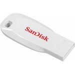 Флеш Диск Sandisk 16Gb Cruzer SDCZ50C-016G-B35W USB2.0 белый