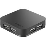 DUB-H4/E, 4 Port USB 2.0 USB A USB 2.0 Hub, External Power Adapter Powered ...