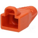 RJ45SRB-O, Корпус вилки RJ45, 6мм, Цвет: оранжевый