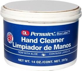 01013, Очиститель рук крем для сухой очистки 397г Blue Label Cream Hand Cleaner PERMATEX