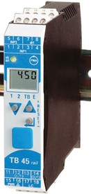 TB45-110-00000-D00, TB 45 PID Temperature Controller, 99 x 22.5mm, 2 Output Relay, 90 → 260 V ac Supply Voltage ON/OFF