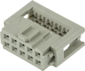 Фото 1/3 09185107803, 10-Way IDC Connector Socket for Cable Mount, 2-Row