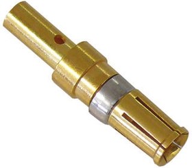 Фото 1/2 09691827422, Harting, D-Sub Mixed Series, Female Crimp D-Sub Connector Power Contact, Gold Power, 12 → 10 AWG