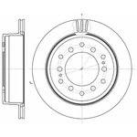 6956.10, 6956.10_диск тормозной задний!\ Toyota Land Cruiser all 96