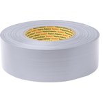 Scotch 389 Silver Fabric 50m Floor Tape, 0.26mm Thickness