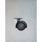 Мебельное колесо TWP 40 черное, площадка, диаметр 40 мм 1027268