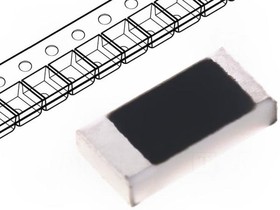 AR06BTCV4R70, Резистор: thin film, прецизионный, SMD, 1206, 4,7Ом, 0,25Вт, ±0,1%