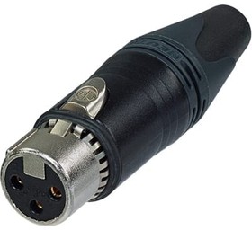 Фото 1/3 Neutrik NC3FXX-EMC кабельный разъем XLR female с дополнительной защитой от RF помех