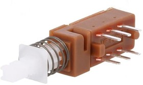Фото 1/2 MPBS-22H01-F14, Miniature Push Button Switch, Momentary, PCB, DPDT
