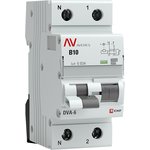 Выключатель автоматический дифференциального тока 2п (1P+N) B 10А 30мА тип A 6кА ...